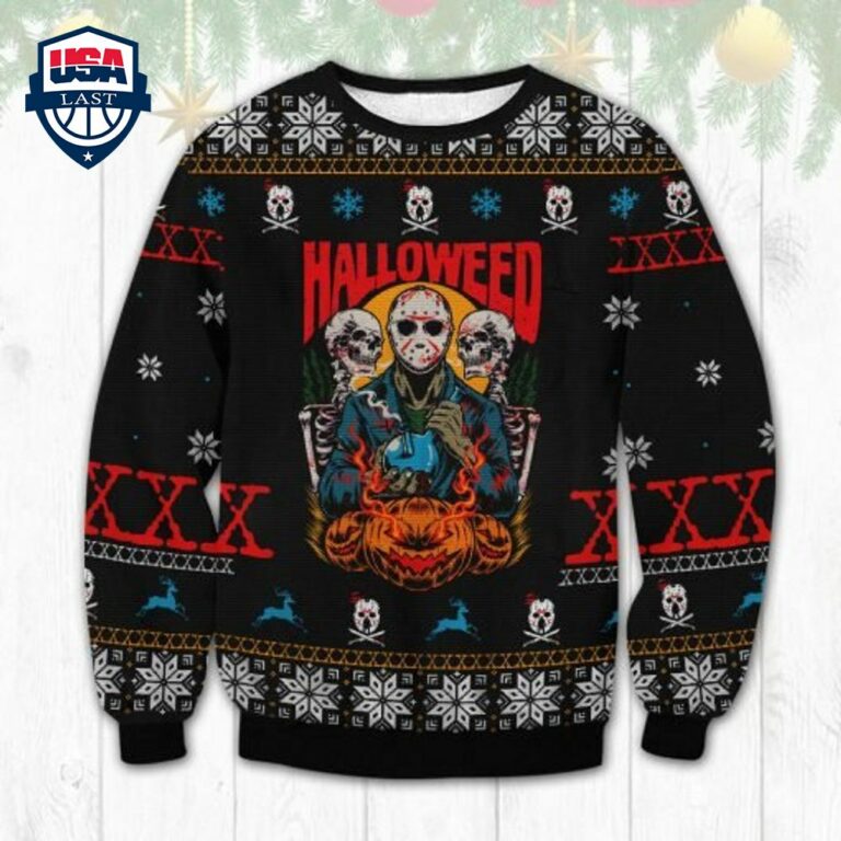 Halloweed Jason Voorhees Ugly Sweater - You are always amazing