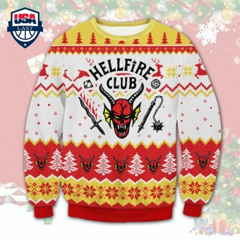 Hellfire Club Stranger Things Ugly Sweater - You are always best dear