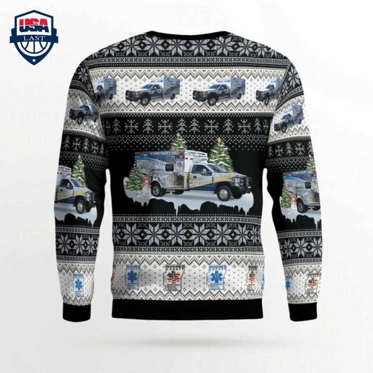 Hughes County EMS Ver 2 3D Christmas Sweater - I like your hairstyle