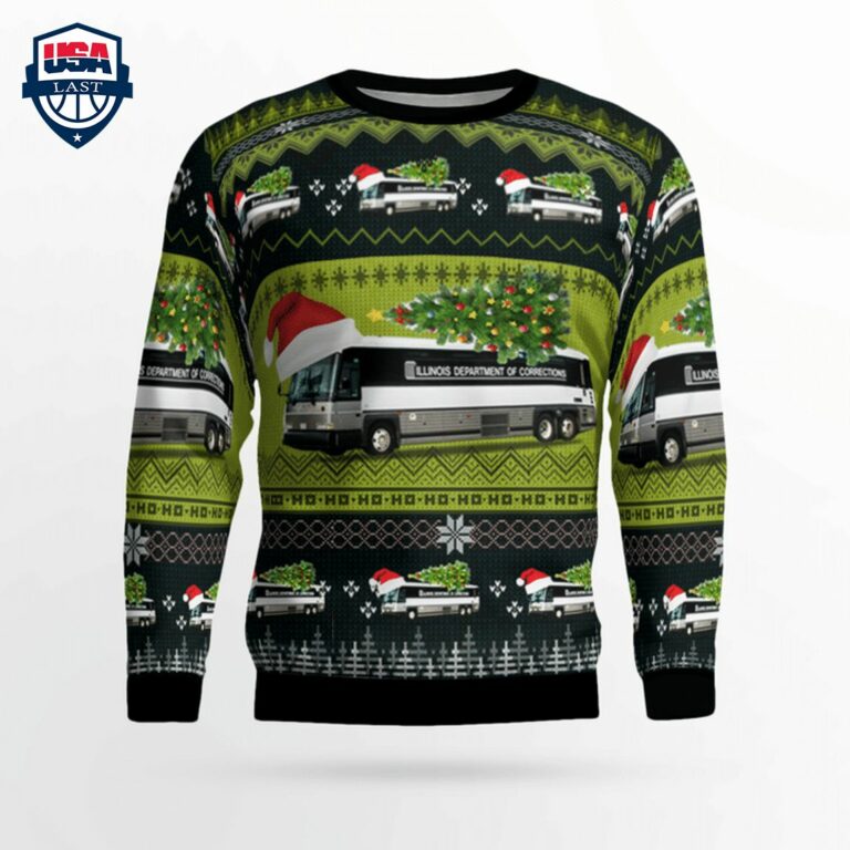 Illinois Department of Corrections 3D Christmas Sweater - Cool DP