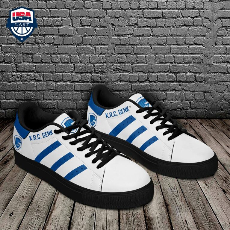 K.R.C Genk Blue Stripes Style 2 Stan Smith Low Top Shoes - Looking so nice