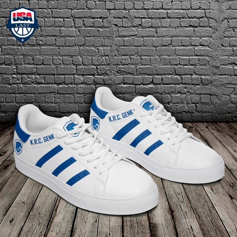K.R.C Genk Blue Stripes Style 2 Stan Smith Low Top Shoes - Gang of rockstars