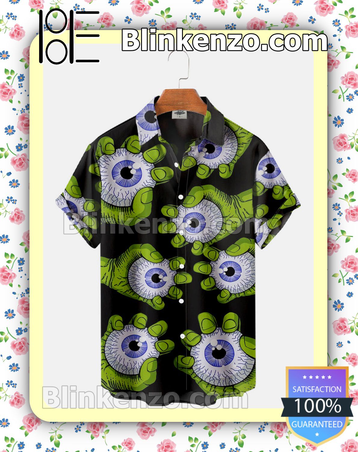 Zombie Hand Holding Eyeball Halloween 2022 Idea Shirt