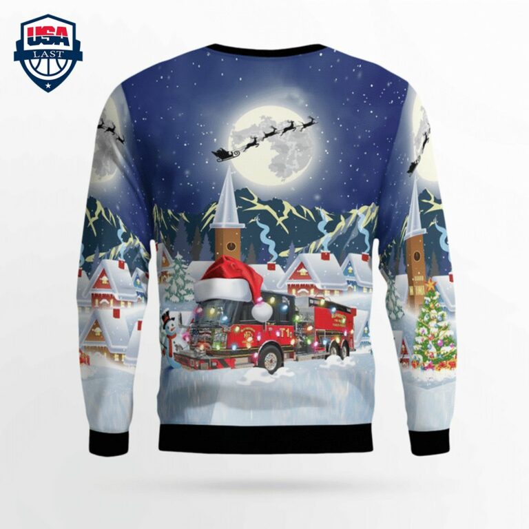 Kansas McPherson Fire Department Ver 2 3D Christmas Sweater - Handsome as usual