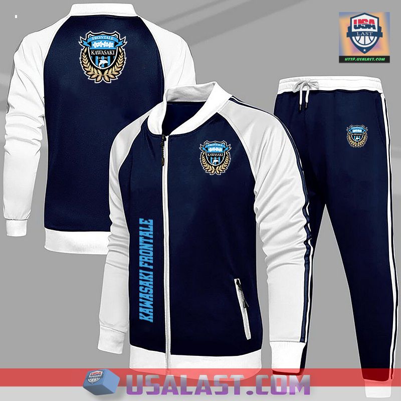 Kawasaki Frontale Sport Tracksuits 2 Piece Set - You look so healthy and fit