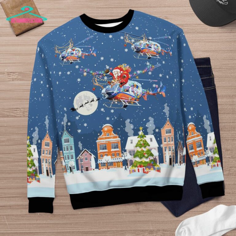 Kentucky Kids Critical Care Transport Team 3D Christmas Sweater - Studious look
