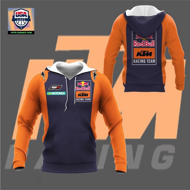 For Fans KTM Racing Orange Purple 3D All Over Printed Hoodie