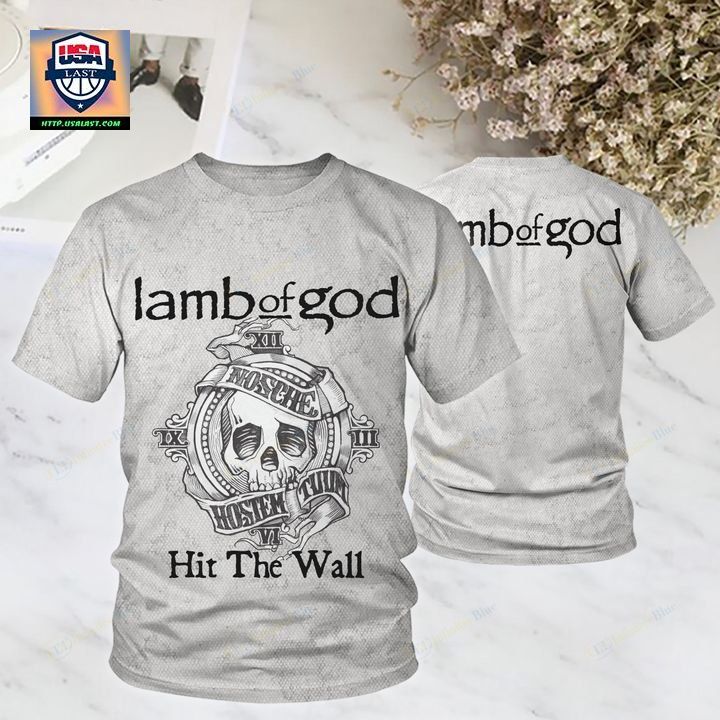 For Fans Lamb Of God Hit the Wall Unisex 3D T-Shirt