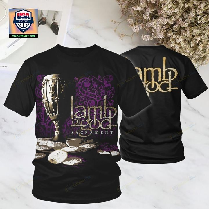 Lamb Of God Sacrament Unisex 3D T-Shirt - Nice elegant click