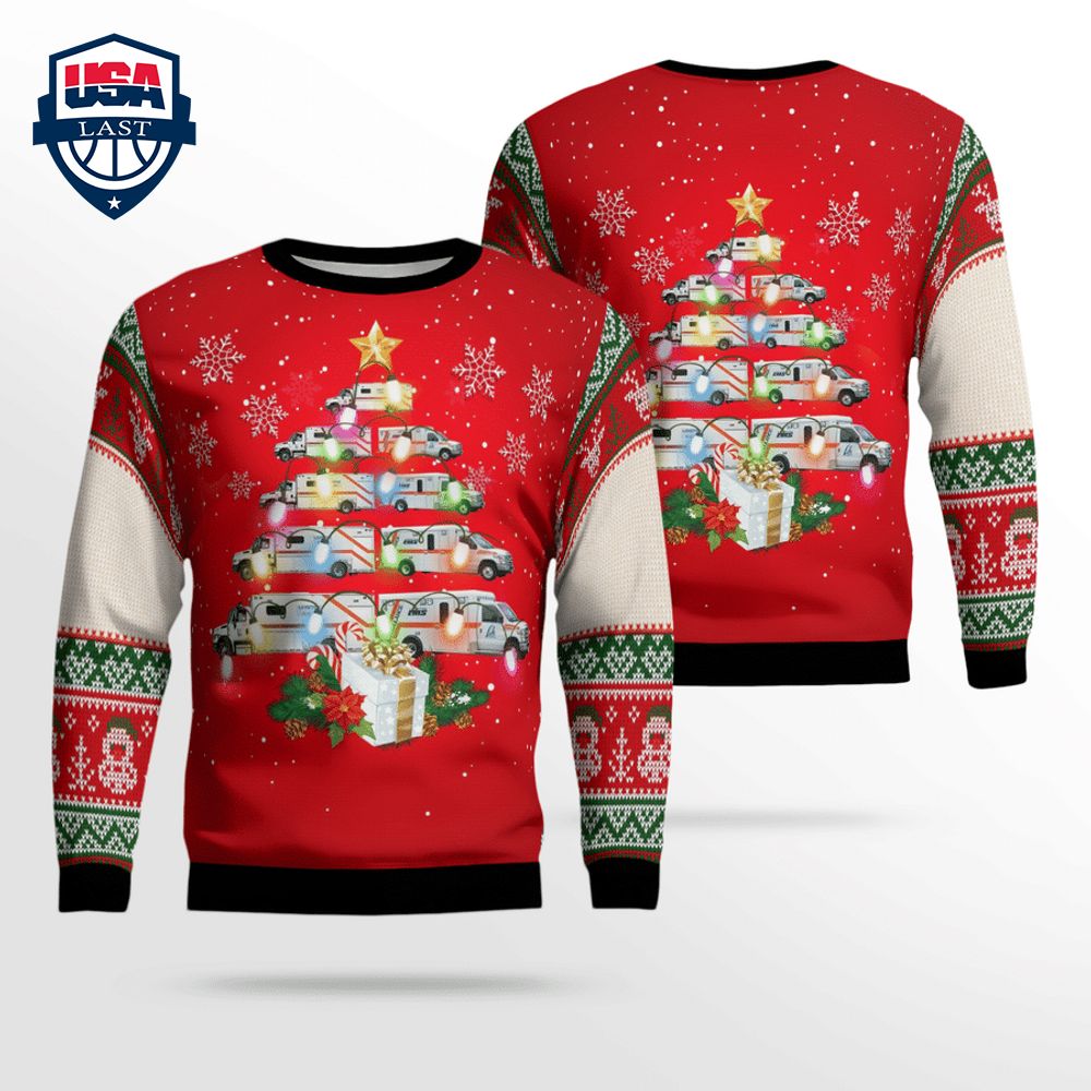 Lambton EMS 3D Christmas Sweater