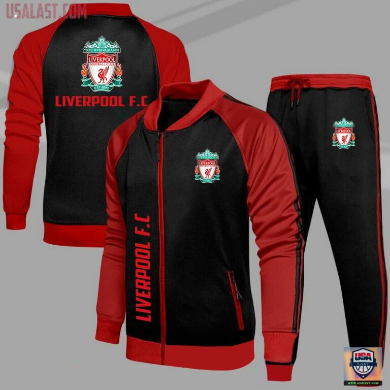 Liverpool F.C Sport Tracksuits Jacket - Radiant and glowing Pic dear