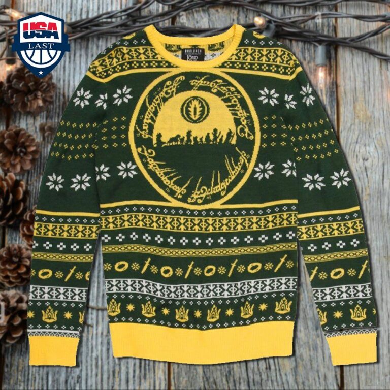 LOTR Fellowship Ugly Christmas Sweater - My friends!