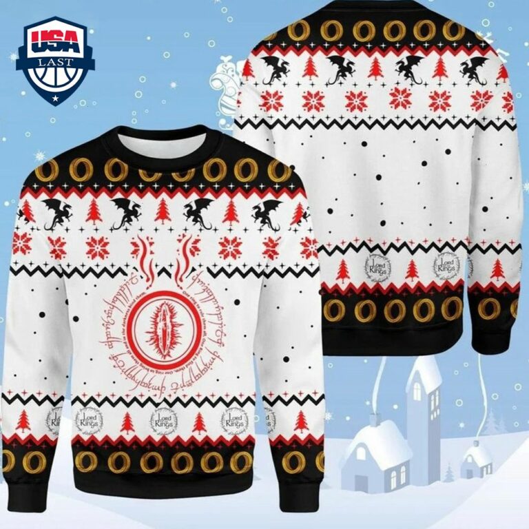 LOTR The One Ring Ugly Christmas Sweater - Nice shot bro