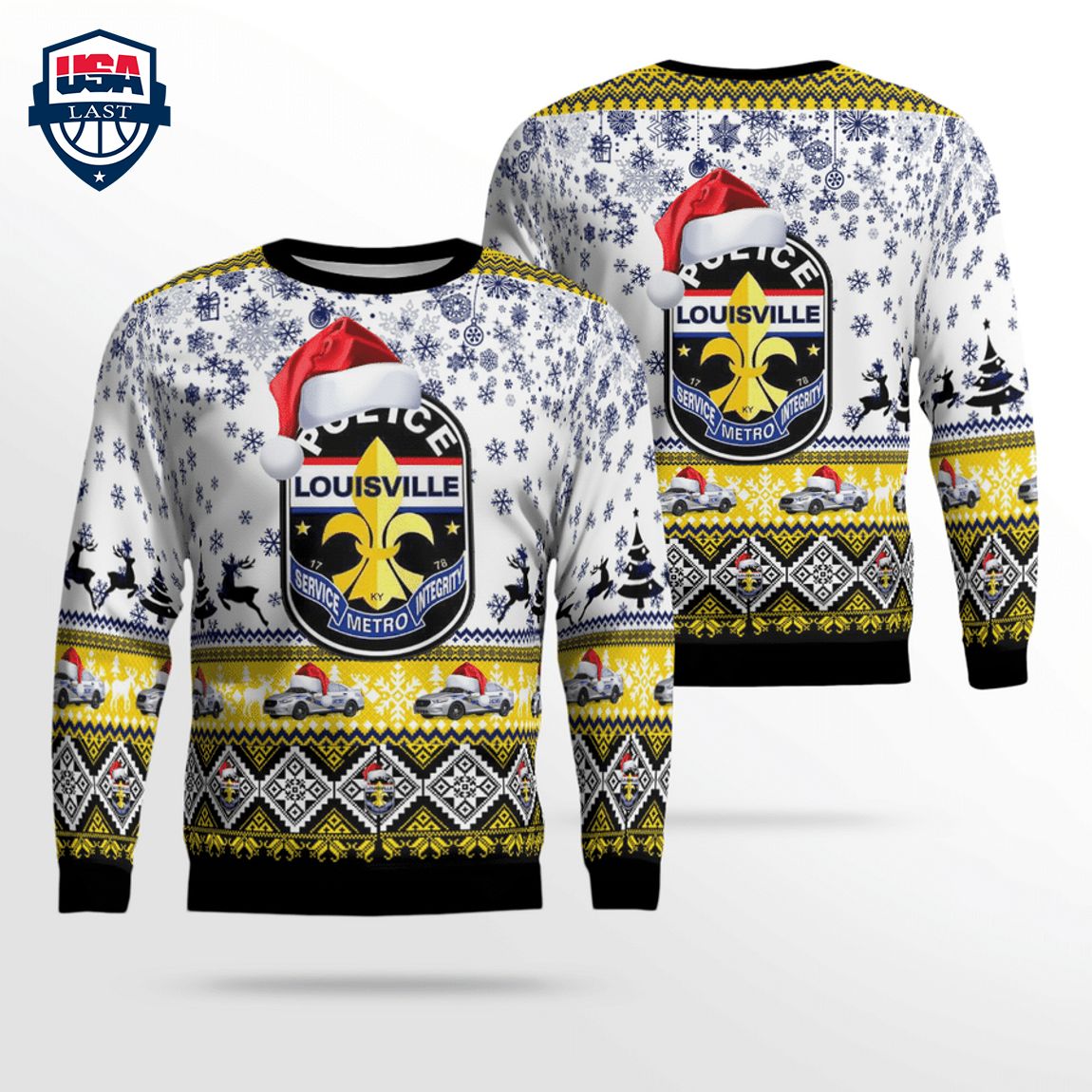 Louisville Metro Police Department 3D Christmas Sweater