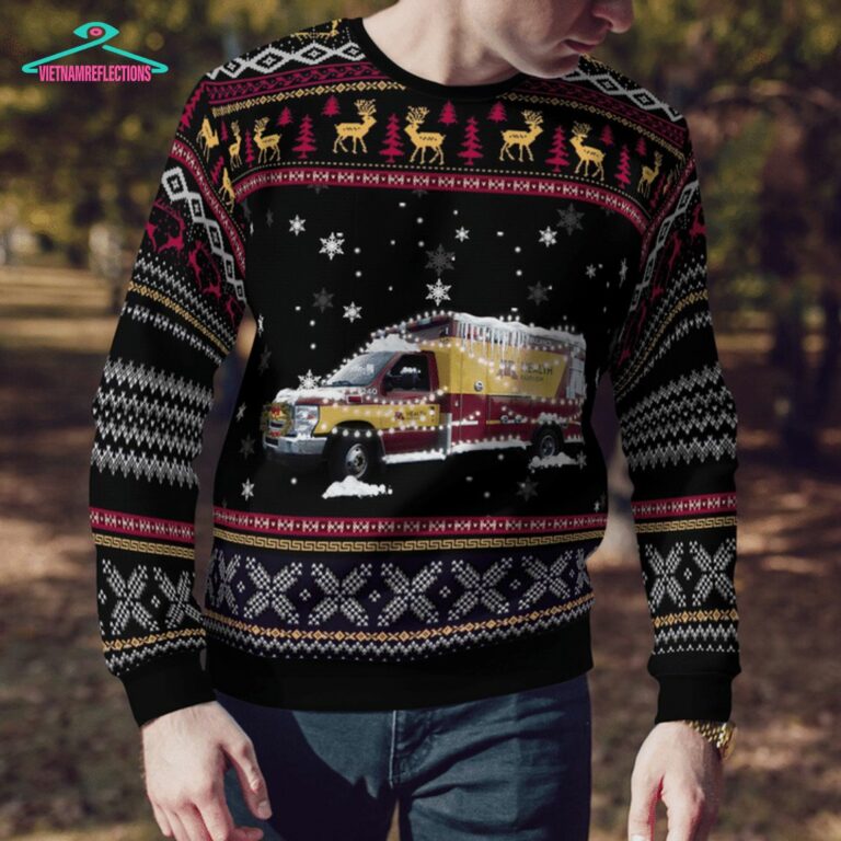 M Health Fairview EMS 3D Christmas Sweater - Have you joined a gymnasium?