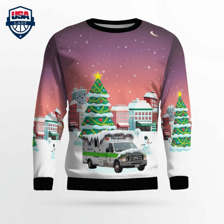 Massachusetts Pro EMS Ver 4 3D Christmas Sweater - Impressive picture.