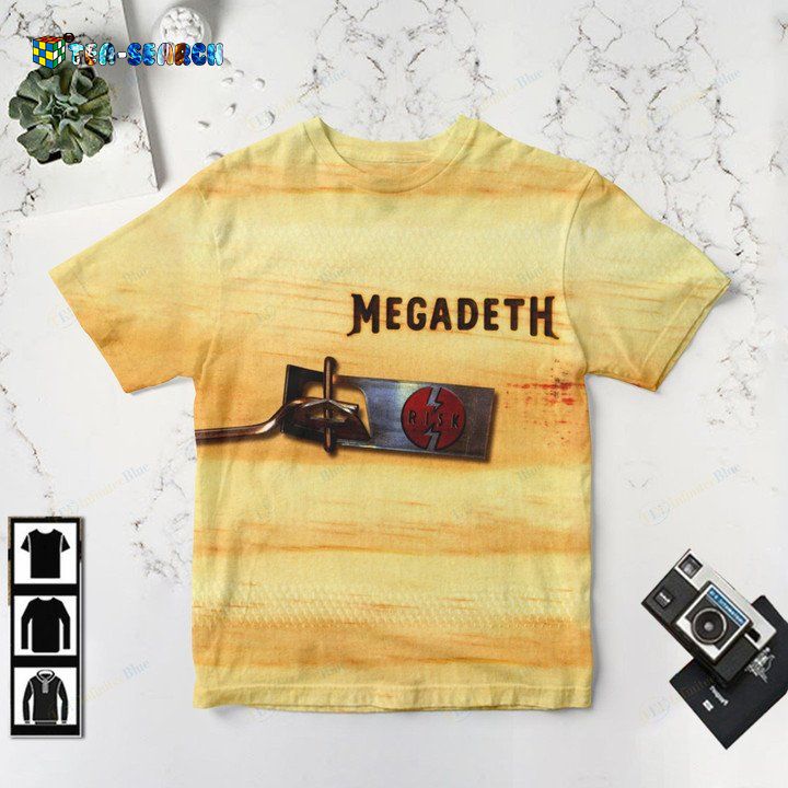 Megadeth Band Risk Album 3DShirt - Such a charming picture.