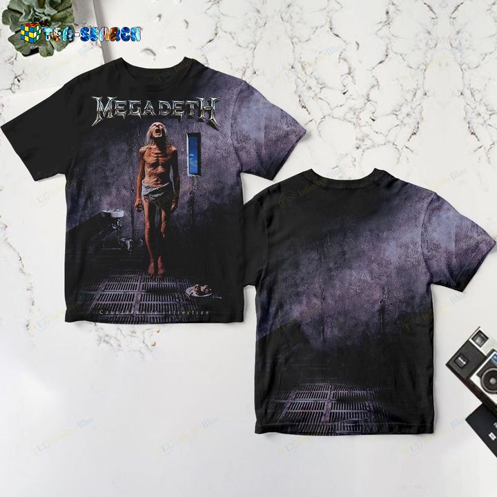 For Fans Megadeth Countdown to Extinction 3D All Over Print Shirt