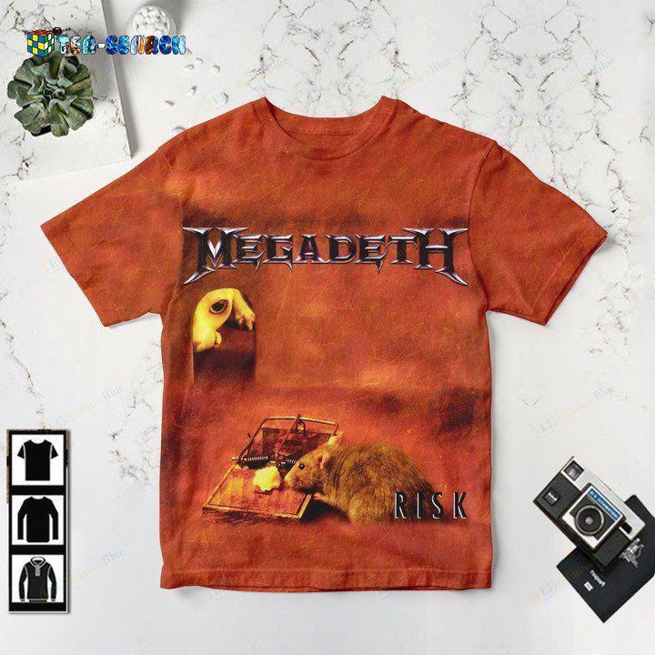 Megadeth Risk 3D All Over Print Shirt - How did you learn to click so well