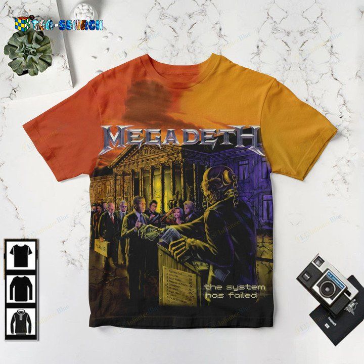 Discount Megadeth The System Has Failed 3D All Over Print Shirt
