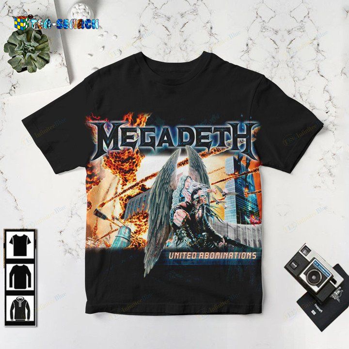 Coolest Megadeth United Abominations 3D All Over Print Shirt