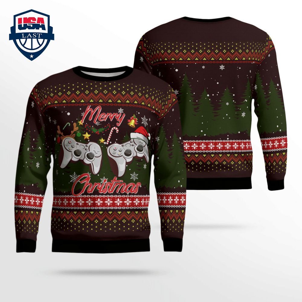 Merry Christmas Gamer 3D Christmas Sweater