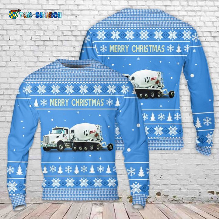 Miles Sand & Gravel 3D Christmas Ugly Sweater