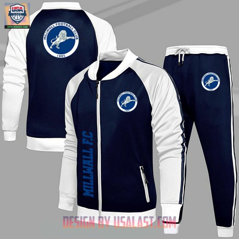 Millwall FC Sport Tracksuits Jacket - Bless this holy soul, looking so cute