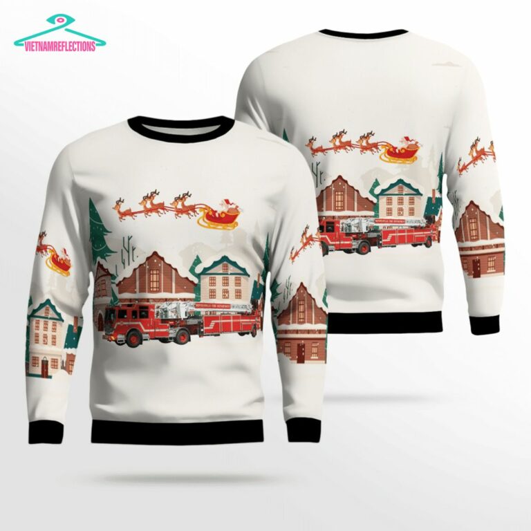 Minneapolis Fire Department 3D Christmas Sweater - Good click