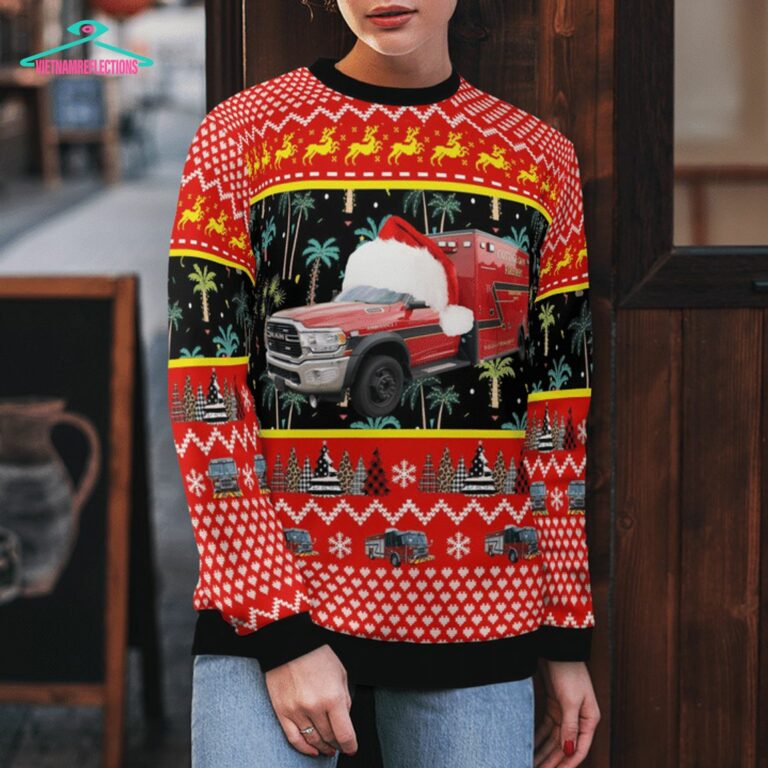 Minnesota Cottage Grove Fire Department 3D Christmas Sweater - Stand easy bro
