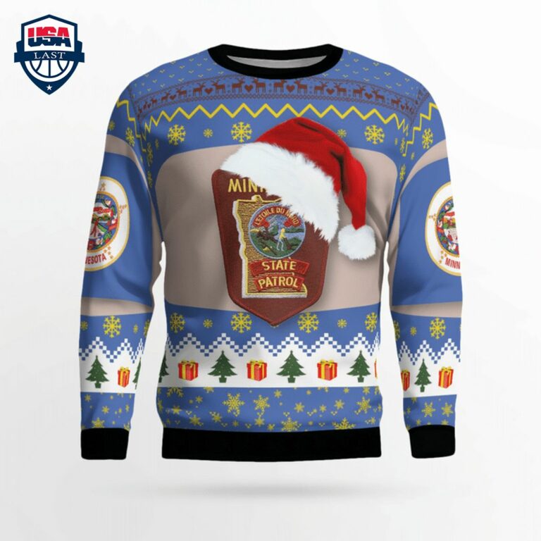 Minnesota State Patrol 3D Christmas Sweater - Nice shot bro