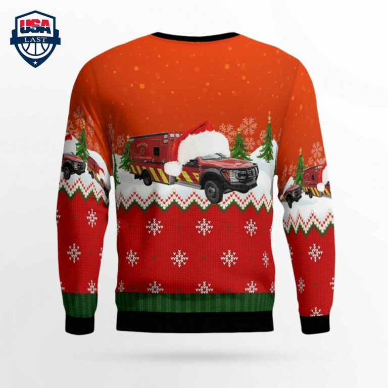 Montana Bigfork Fire Department 3D Christmas Sweater - Which place is this bro?
