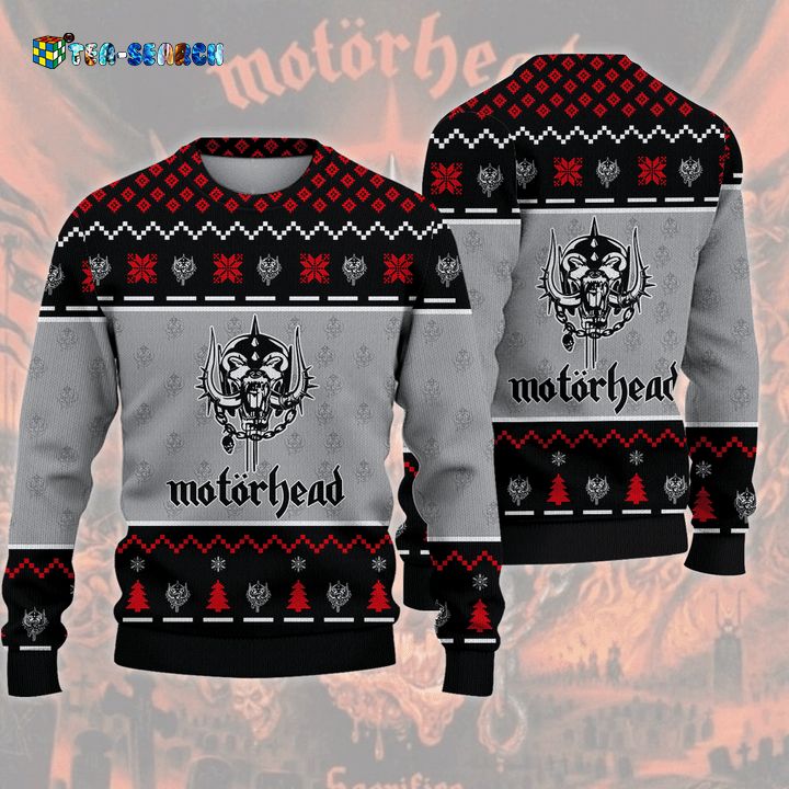 Motorhead 3D Ugly Sweater Black Version