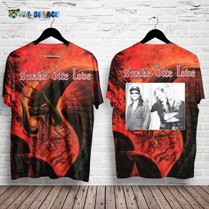 (Big Sale) Motörhead Snake Bite Love 3D All Over Print Shirt
