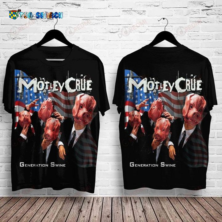 M�tley Cr�e Generation Swine 3D All Over Print Shirt - My friends!
