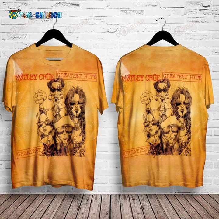 Best Selling Mötley Crüe Greatest Hits 3D All Over Print Shirt