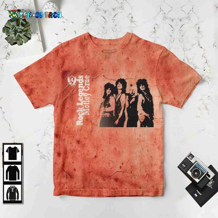 Best Sale Mötley Crüe Rock Legends 3D All Over Print Shirt