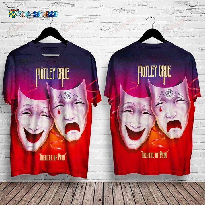 M�tley Cr�e Theatre of Pain 3D All Over Print Shirt - Looking so nice