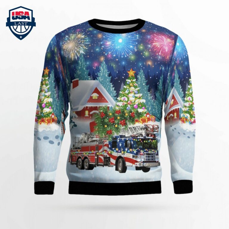 Napa Fire Departmen 3D Christmas Sweater - Speechless