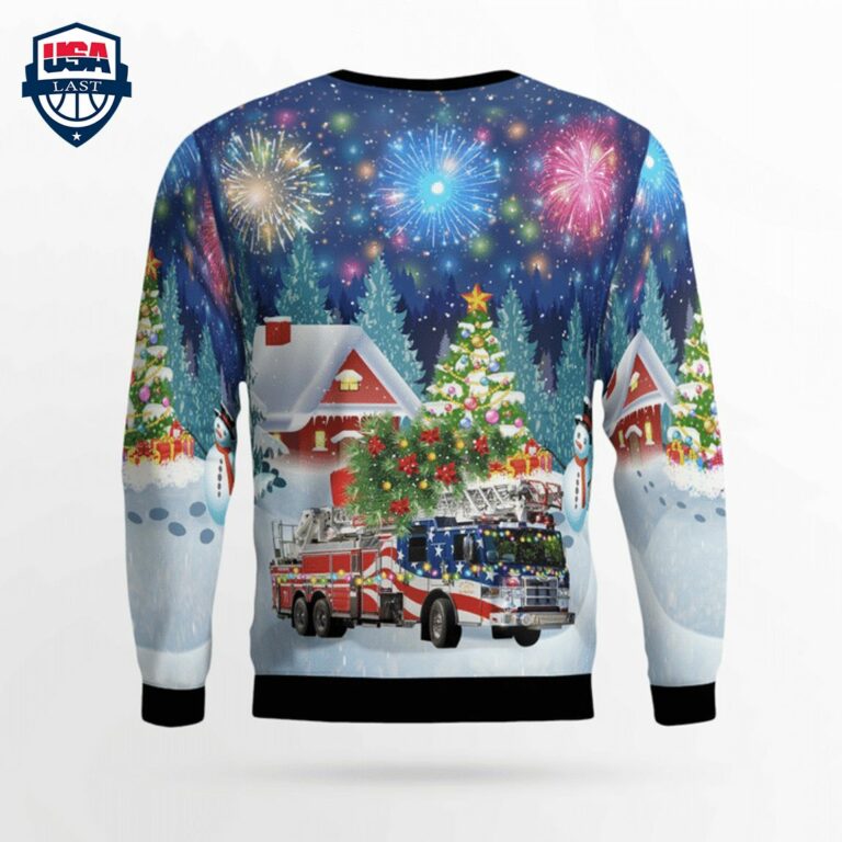 Napa Fire Departmen 3D Christmas Sweater - Rejuvenating picture