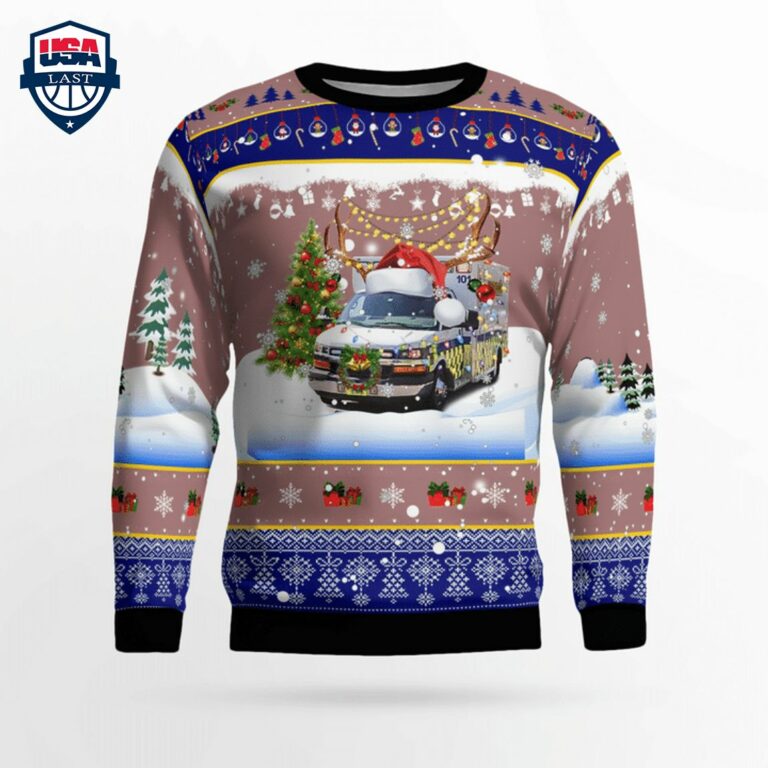 Nature Coast EMS 3D Christmas Sweater - You look lazy