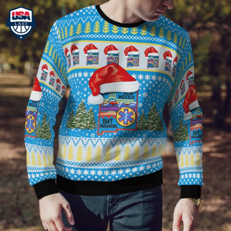 New Mexico EMT 3D Christmas Sweater - Cuteness overloaded