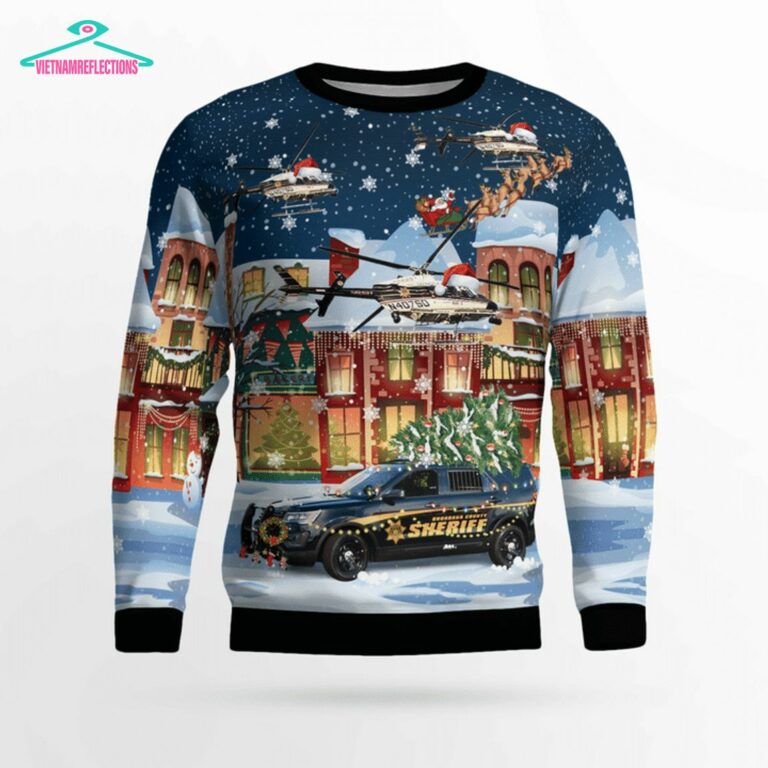 New York Onondaga County Sheriff 3D Christmas Sweater - Nice shot bro