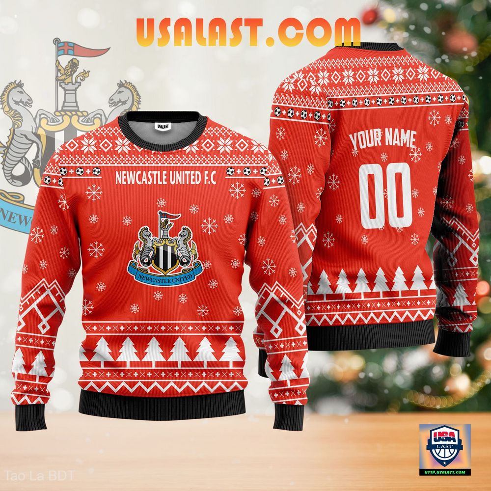 Top Hot Newcastle United F.C Red Ugly Sweater