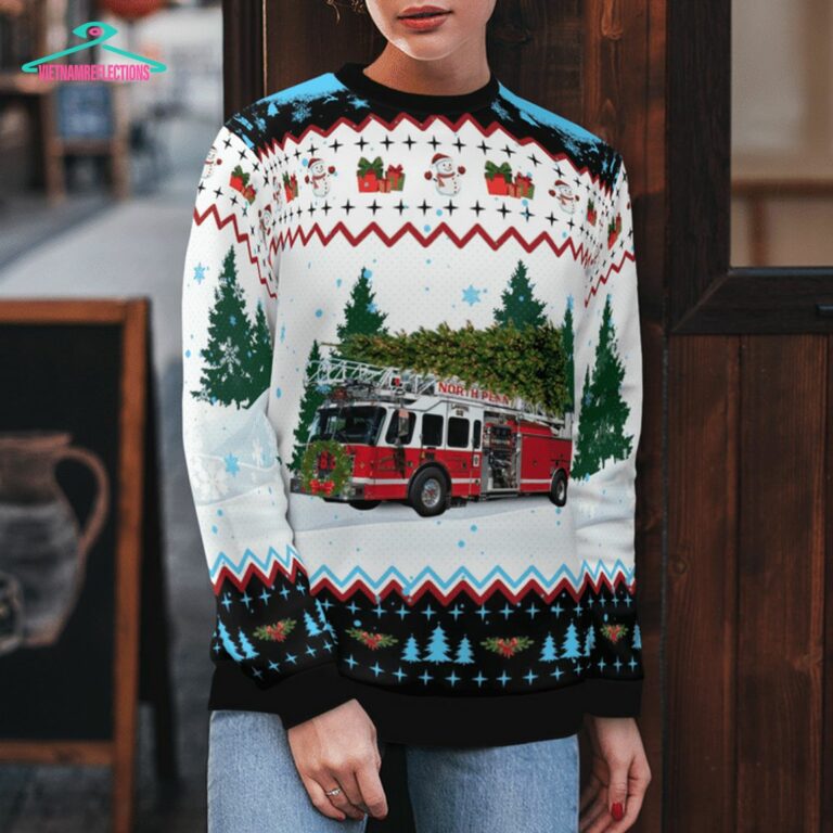 North Penn Volunteer Fire Company 3D Christmas Sweater - My friends!