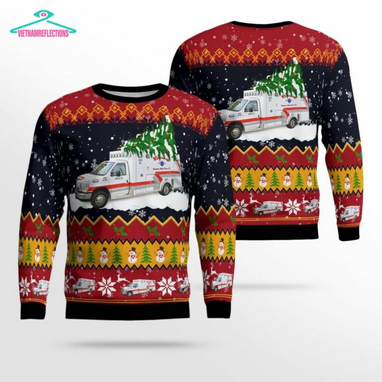 Ohio Robinaugh EMS 3D Christmas Sweater - Damn good