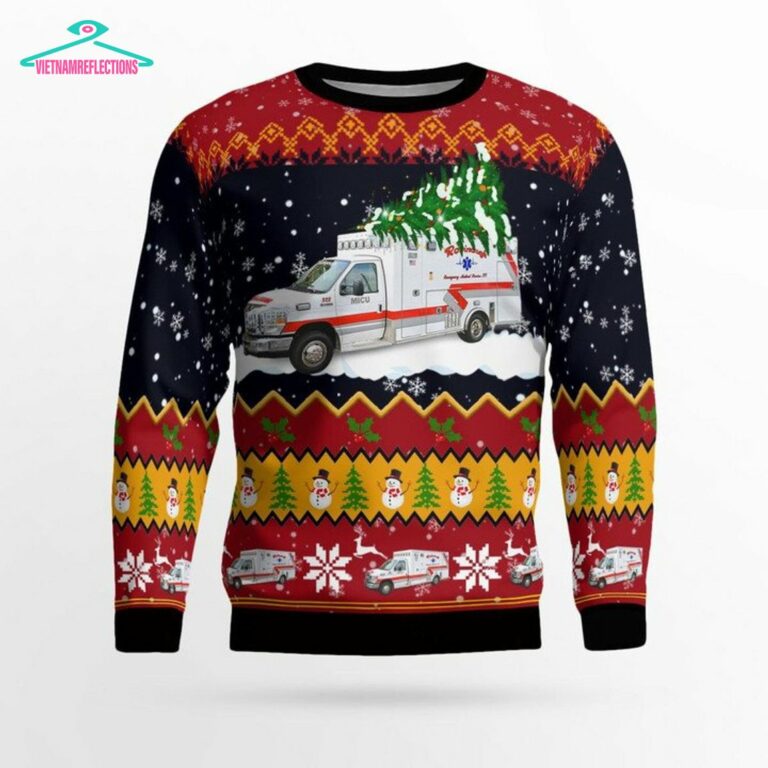 Ohio Robinaugh EMS 3D Christmas Sweater - Nice photo dude
