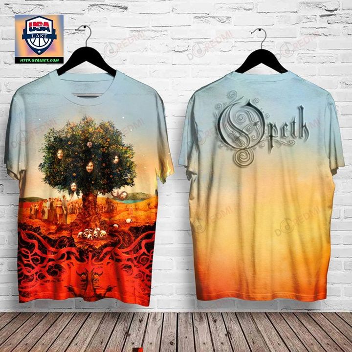 Opeth Band Heritage Album 3D T-Shirt - Gang of rockstars