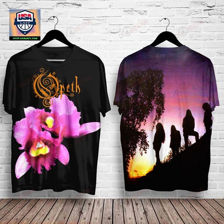 Top Alibaba Opeth Band Orchid All Over Print Shirt