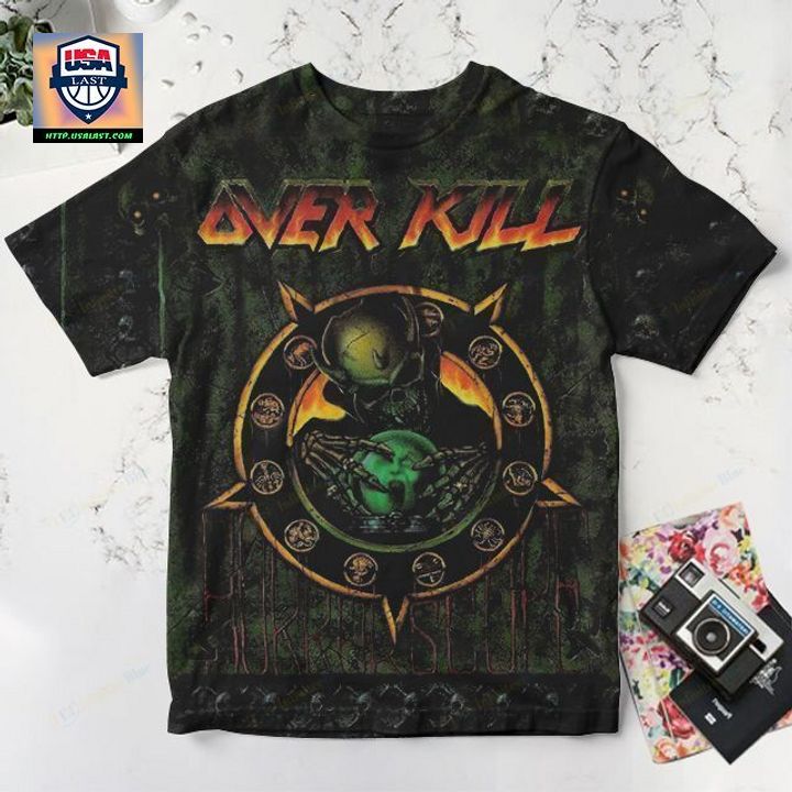 Up to 20% Off Overkill Thrash Metal Band Horrorscope 3D Shirt